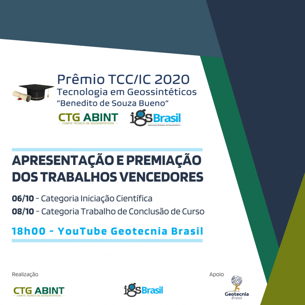 2º dia Apresentação dos trabalhos vencedores do Prêmio TCC/IC 2020