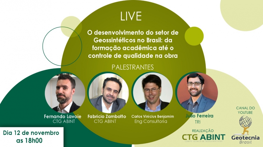 Mesa Redonda CTG ABINT  Geossintéticos no Brasil