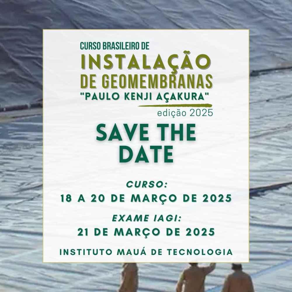 Curso Brasileiro de Instalação de Geomembranas 